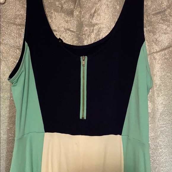 Express Blue and White Dress with Tags on - Picture 3 of 4